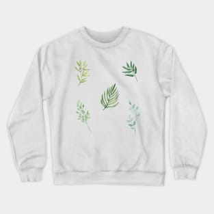 Simple Green Plant Drawing Crewneck Sweatshirt